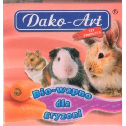 Dako-art WAPNO BIO dla gryzoni w kostce 40g